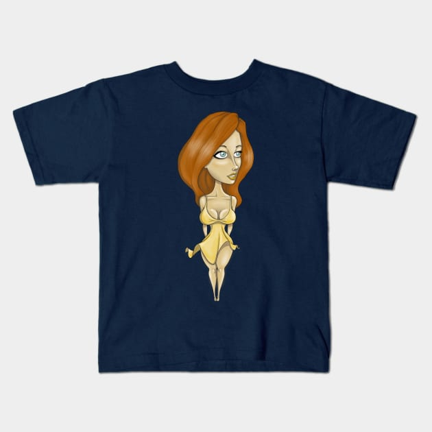 mandi Kids T-Shirt by bobgoodallart